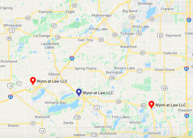 Mukwonago map law office locations